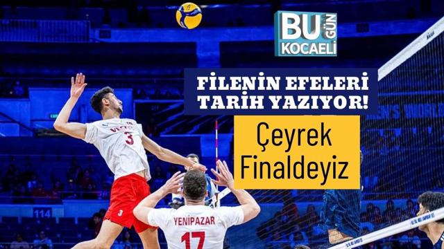 Voleybolun Efeleri Tarih Yazıyor: Çeyrek Finale Yükseldiler