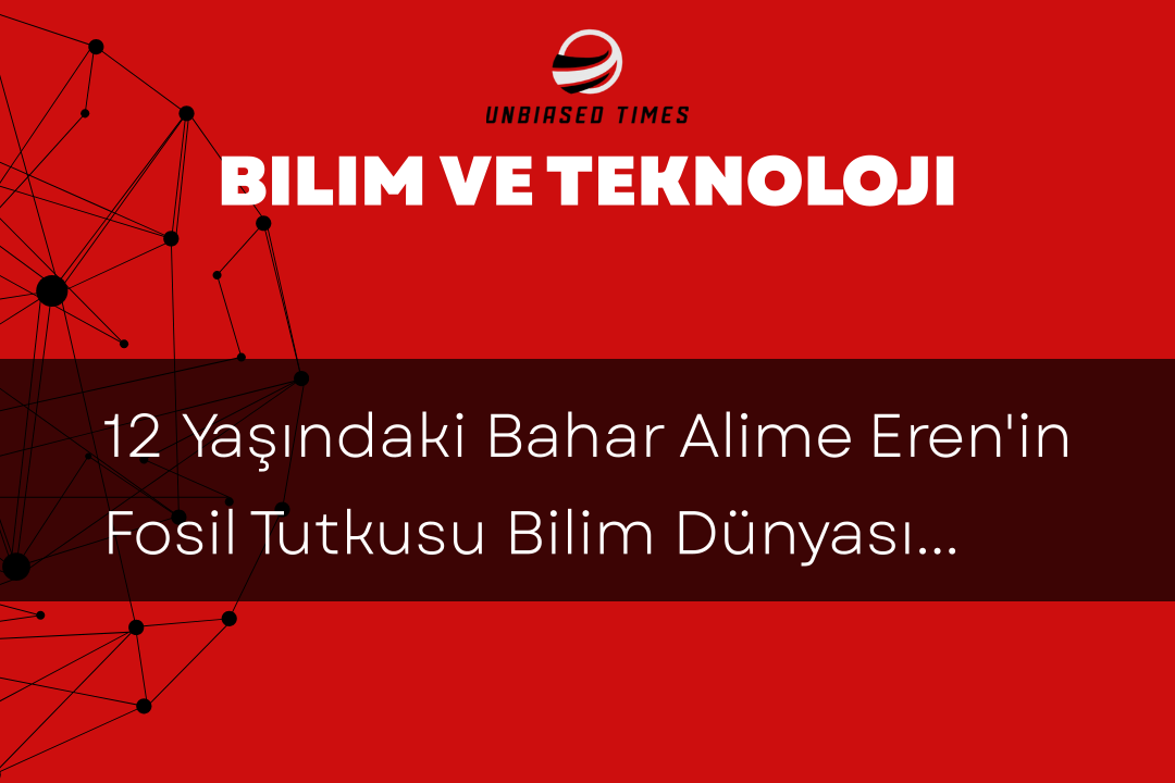 12 Yaşındaki Bahar Alime Eren'in Fosil Tutkusu Bilim Dünyasına Açılan Kapı