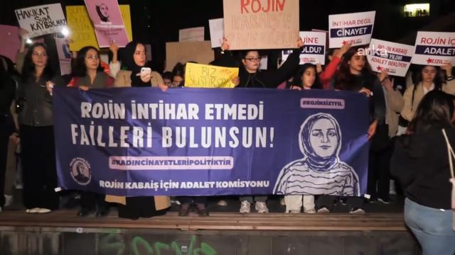 Rojin Kabaiş İçin Adalet Yürüyüşü: Aile ve STK'lar Bir Araya Geldi