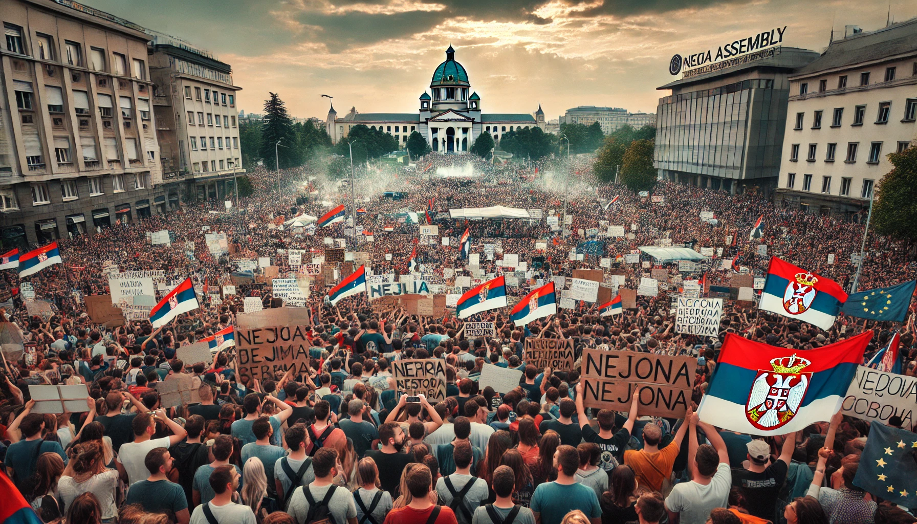 Massive Protests Erupt in Belgrade as Citizens Demand Change