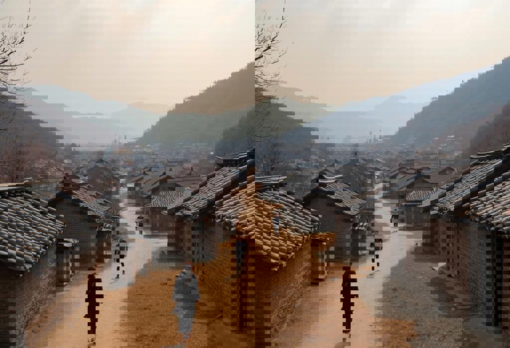 Hahoe Village, S. Korea's World Heritage Site, Under High Threat of Wildfire Spreading Fast on Strong Winds with Embers